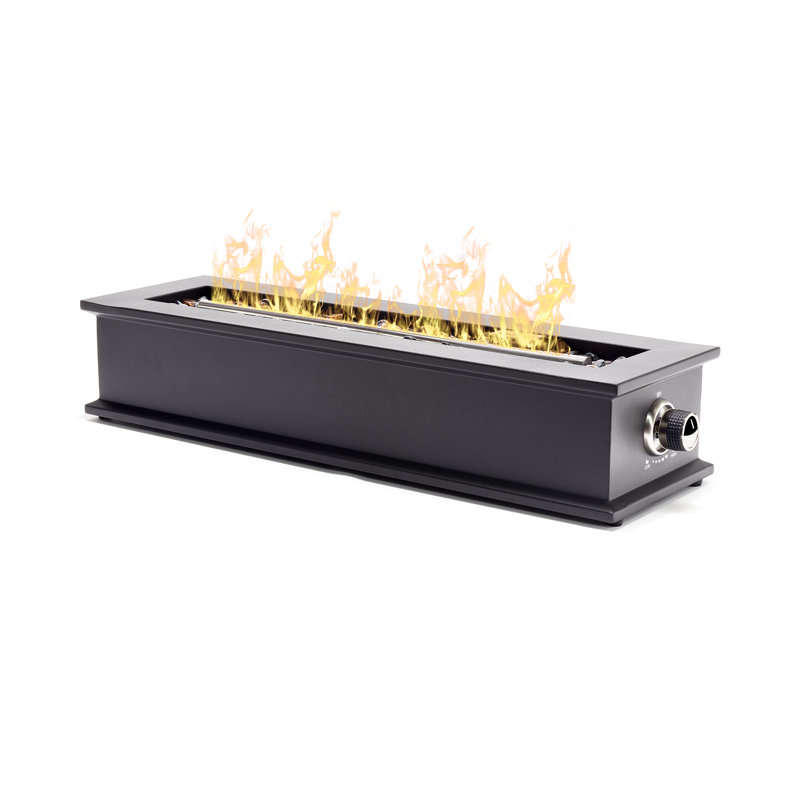 Latitude Run® Daidre Steel Propane Fire Pit Table Insert & Reviews ...